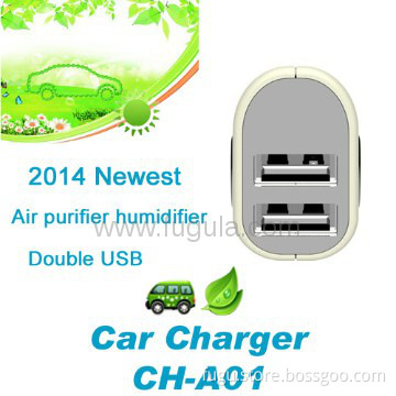 dual USB car charger for car air purifier